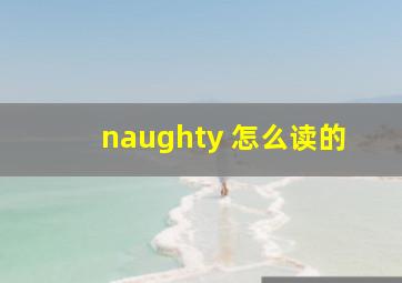 naughty 怎么读的